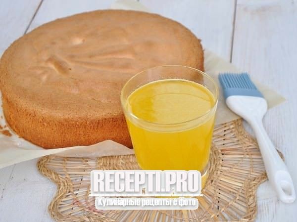 Апельсиново-ромовая пропитка для тортов