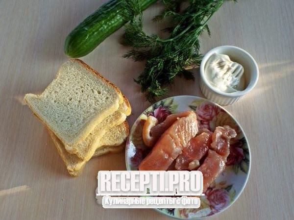 Бутерброды с красной рыбой: полезная закуска со сливочным сыром и рыбой