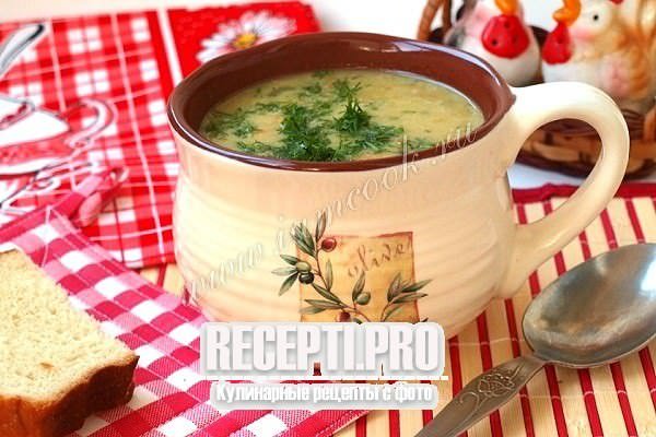 Гороховый суп пюре с курицей