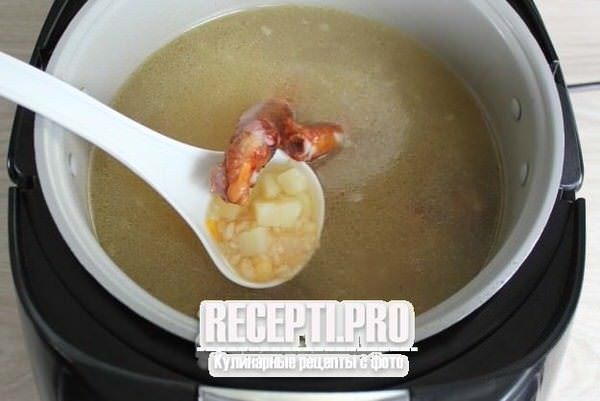 Гороховый суп с копчеными крылышками - рецепт приготовления с фото от sauna-chelyabinsk.ru