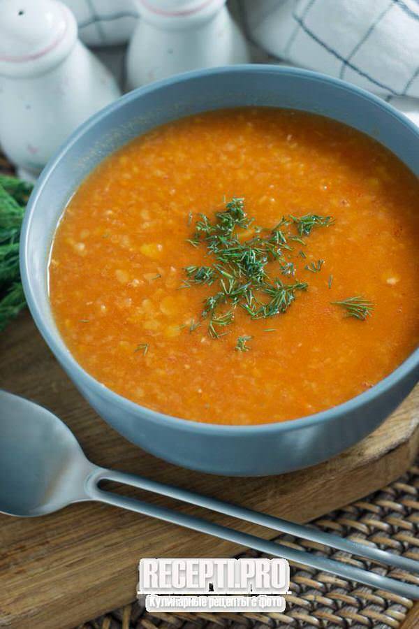 Гороховый суп с томатом