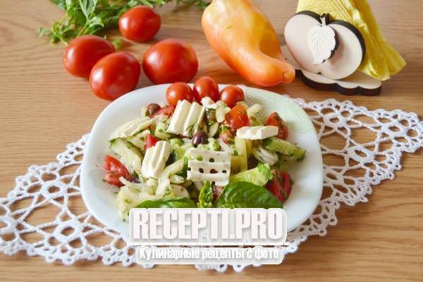 Греческий салат: рецепт классический пошаговый с видео и фото | Меню недели