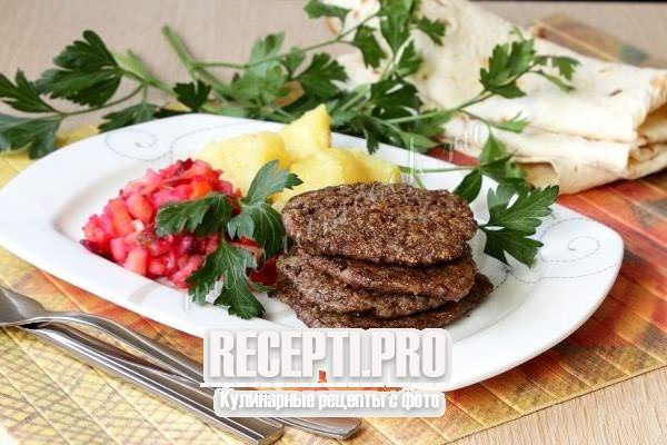 Котлеты из куриной печени с манкой