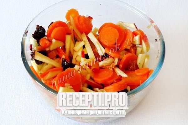 Морковно-фруктовый салат