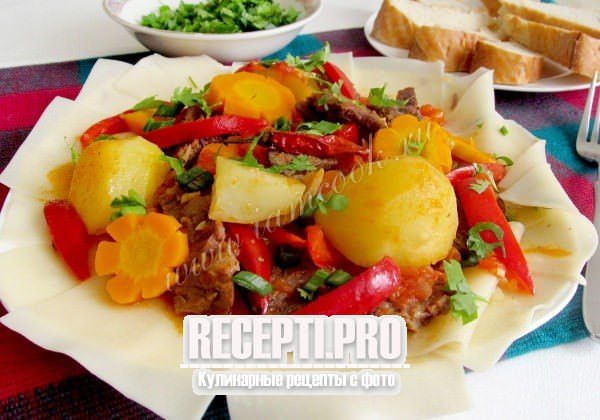 Давайте приготовим вместе вкусное мясо с овощами в духовке | hb-crm.ru | Дзен
