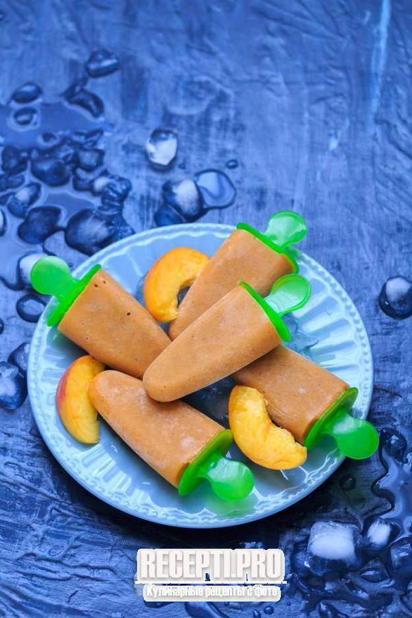 Персиково-банановое мороженое