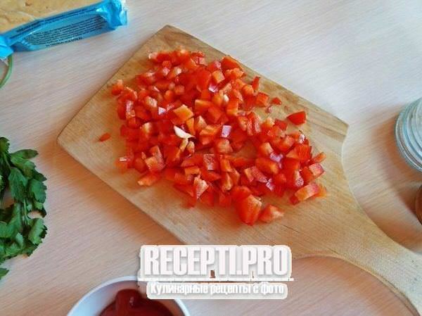 Пиде с фаршем и сыром