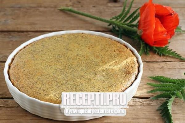 Пирог с изюмом и орехами (без муки)