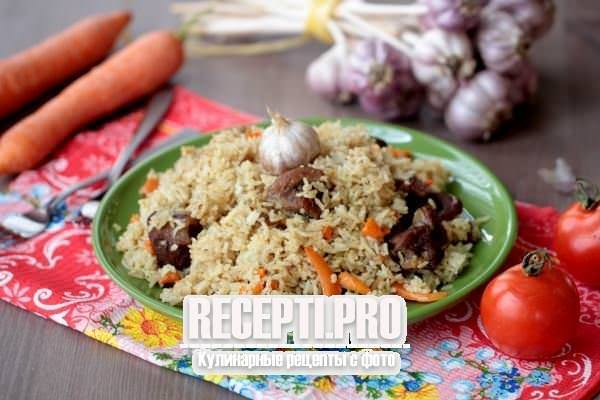 Плов с говядиной в мультиварке