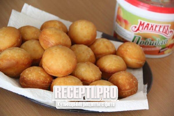 Пончики с повидлом