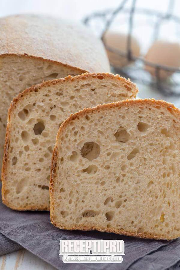 Пшеничный хлеб на пшеничной закваске