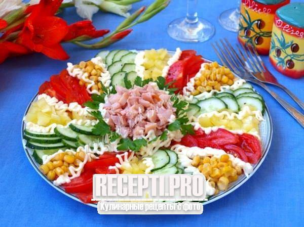 Салат с красной рыбой на каждый день от Калнина Наталья
