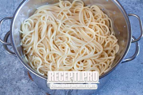 Спагетти болоньезе с грибами