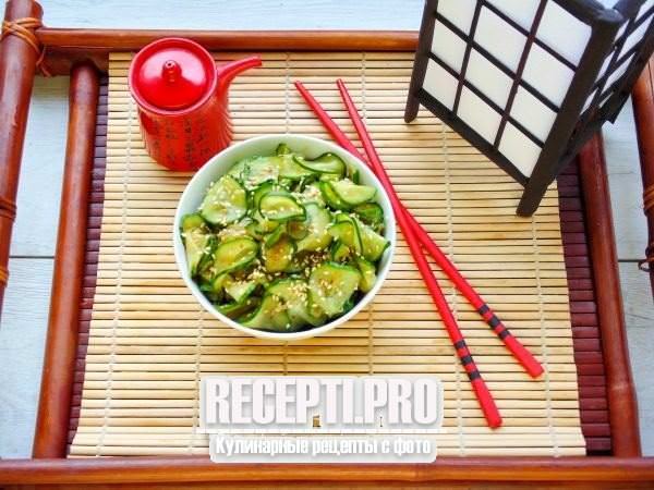 Суномоно – японский салат из огурцов