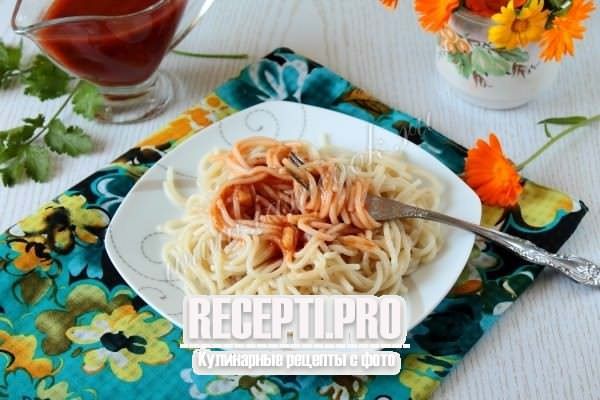 Томатный соус для спагетти