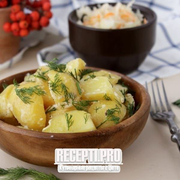Картофель, тушеный в сметане - рецепт с фото на демонтаж-самара.рф