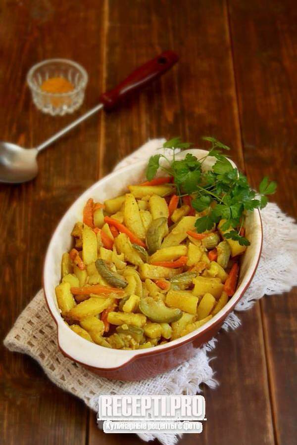 Тушеные кабачки с картошкой - рецепт с фото пошагово