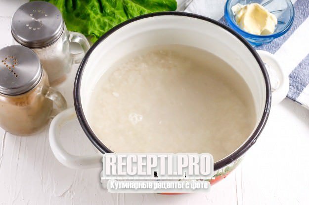 Жидкая рисовая каша на воде (размазня) | Рецепты с фото